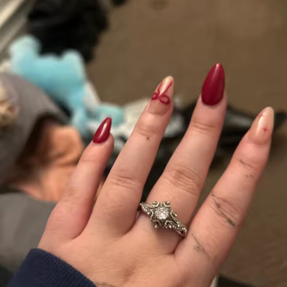 Trendy Cocktail Ring with Cubic Zirconia